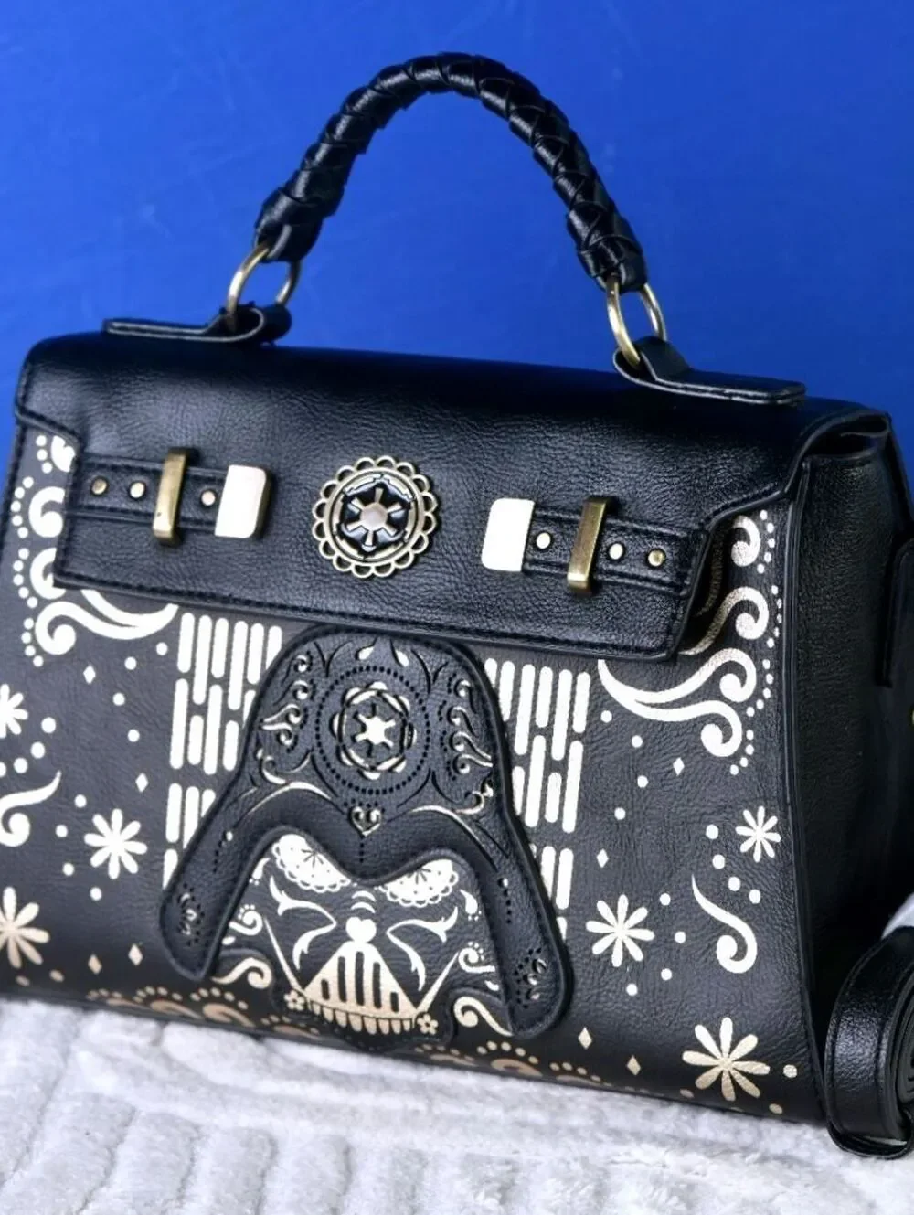 Star Wars Darth Vader Gold Detailed Handbag - Pre-Owned!